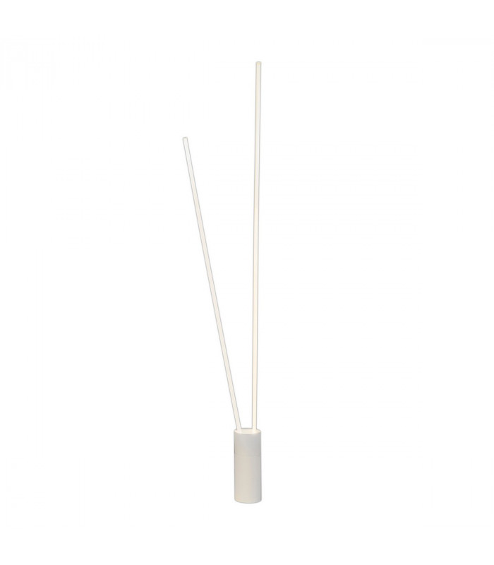Vertical 2 Light Floor Lamp 44W LED 3000K 2600lm Dimmable White 3yrs Warranty-1