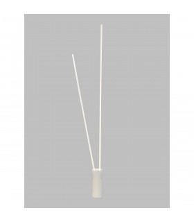 Vertical 2 Light Floor Lamp 44W LED 3000K 2600lm Dimmable White 3yrs Warranty-2