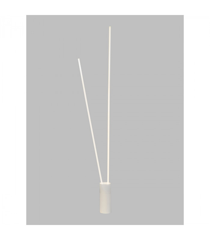 Vertical 2 Light Floor Lamp 44W LED 3000K 2600lm Dimmable White 3yrs Warranty-2