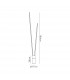 Vertical 2 Light Floor Lamp 44W LED 3000K 2600lm Dimmable White 3yrs Warranty-8
