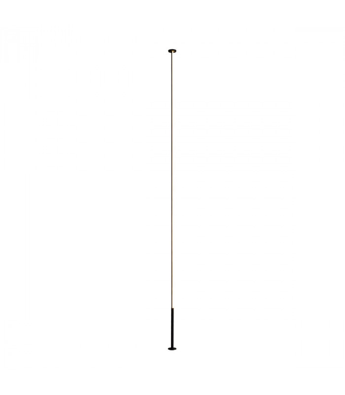 Vertical 1 Light Floor Lamp 36W LED 3000K 2160lm Dimmable Black 3yrs Warranty-1