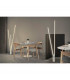 Vertical 1 Light Floor Lamp 36W LED 3000K 2160lm Dimmable Black 3yrs Warranty-5
