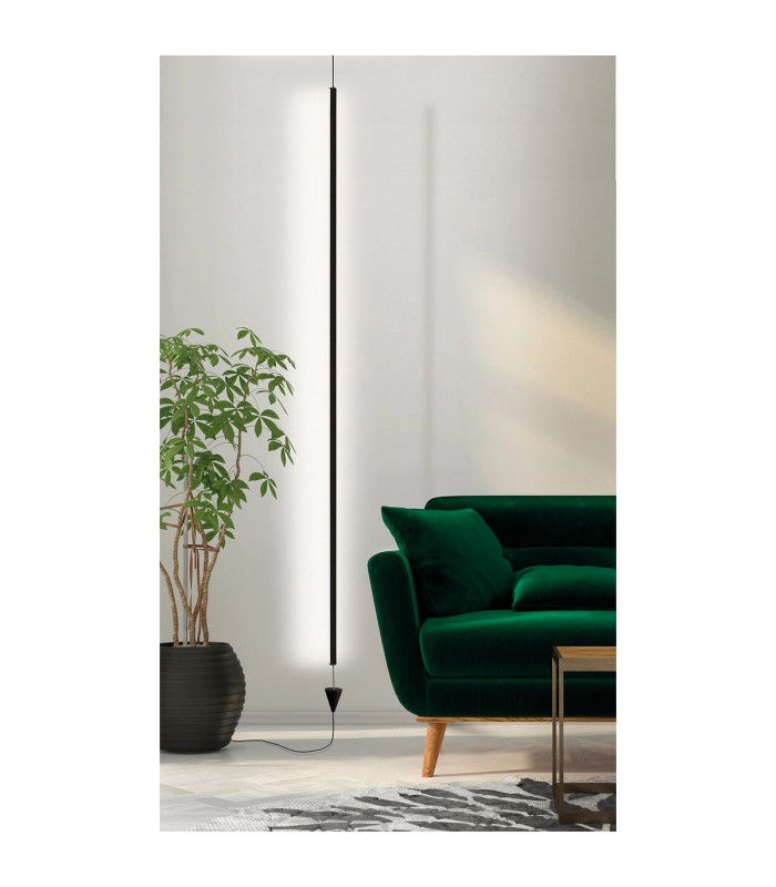 Vertical Pendant/Floor Lamp 36W LED 3000K 2160lm Dimmable Black 3yrs Warranty-3