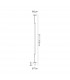 Vertical Pendant/Floor Lamp 36W LED 3000K 2160lm Dimmable Black 3yrs Warranty-10