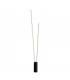 Vertical 2 Light Floor Lamp 44W LED 3000K 2600lm Dimmable Black 3yrs Warranty-1