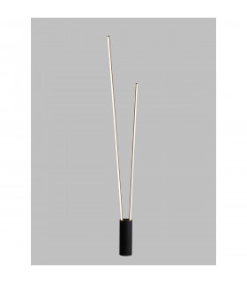 Vertical 2 Light Floor Lamp 44W LED 3000K 2600lm Dimmable Black 3yrs Warranty-2