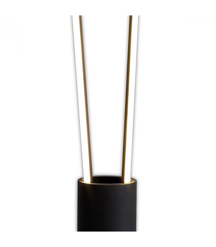 Vertical 2 Light Floor Lamp 44W LED 3000K 2600lm Dimmable Black 3yrs Warranty-8