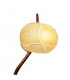 (0038 007) Wave Table Lamp 1 Light G9 Rustic Gold-5