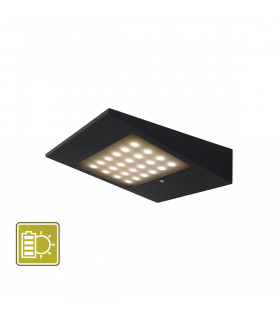 Yeti Solar/Sensor Wall Lamp 2.2W LED 3000K 188lm IP54 Graphite 3yrs Warranty-2