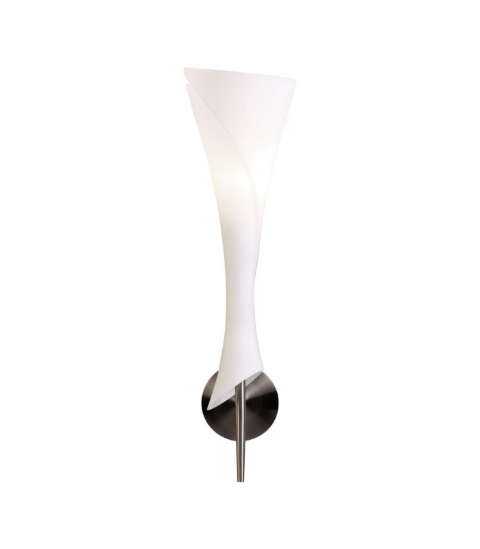 Zack Wall Lamp 1 Light E14 Satin Nickel-1