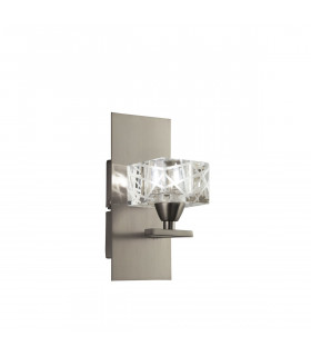 Zen Wall Lamp Switched 1 Light G9 Satin Nickel-1