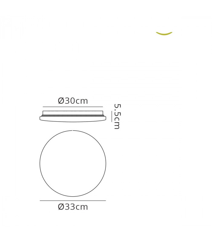 Zero Smart Ceiling 40W LED 3000-5000K Tuneable White 2400lm Remote Control White 3yrs Warranty-7