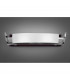 Zira Wall Lamp 2 Light G9 Polished Chrome/Frosted White Glass/Wenge-2