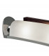 Zira Wall Lamp 2 Light G9 Polished Chrome/Frosted White Glass/Wenge-8