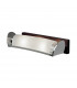 Zira Wall Lamp Switched 2 Light G9 Polished Chrome/Frosted White Glass/Wenge-4
