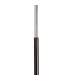 Zira Floor Lamp 2 Light G9 Polished Chrome/Frosted White Glass/Wenge NOT LED/CFL Compatible-5