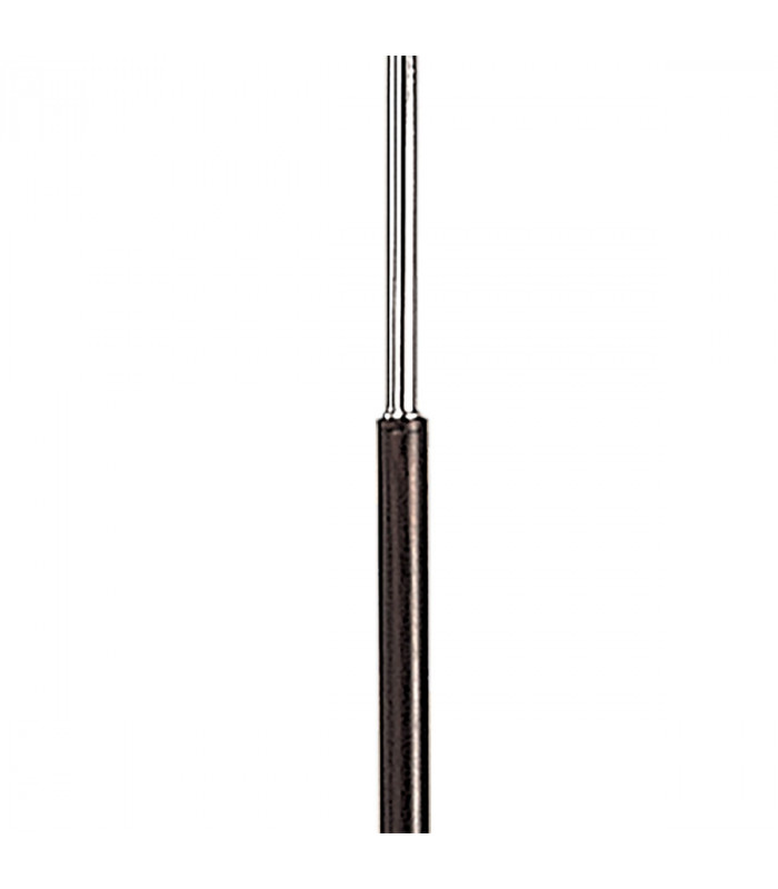 Zira Floor Lamp 2 Light G9 Polished Chrome/Frosted White Glass/Wenge NOT LED/CFL Compatible-5