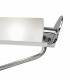 Zira Floor Lamp 2 Light G9 Polished Chrome/Frosted White Glass/Wenge NOT LED/CFL Compatible-7
