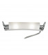 Zira Floor Lamp 2 Light G9 Polished Chrome/Frosted White Glass/Wenge NOT LED/CFL Compatible-8