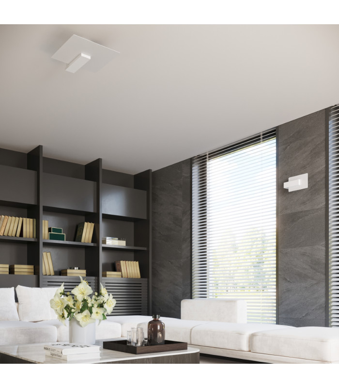 Lappo Flush Ceiling Light White-9