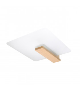 Lappo Flush Ceiling Light Natural Wood-1
