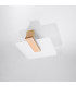Lappo Flush Ceiling Light Natural Wood-4