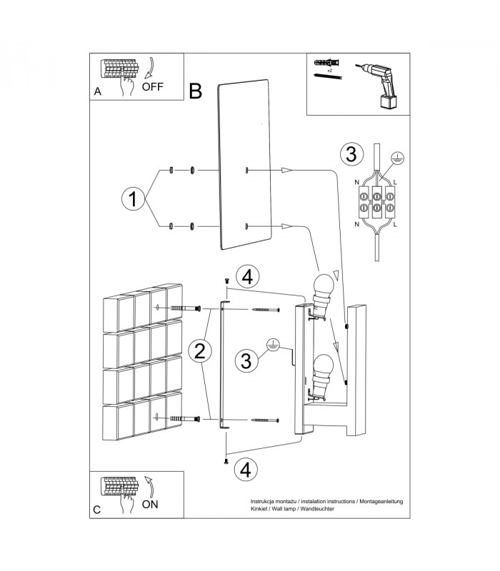Lappo Flush Wall Lamp Wenge-5