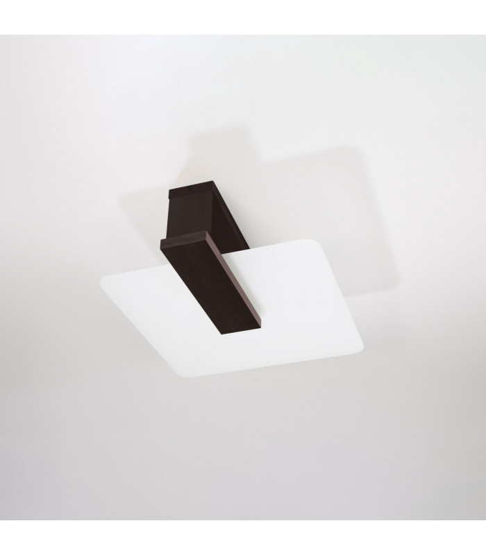 Lappo Flush Ceiling Light Wenge-4
