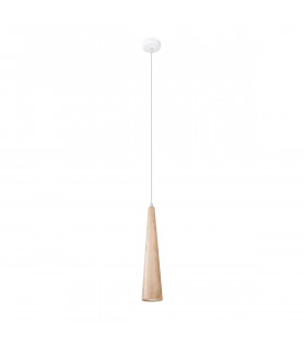 Sula Slim Pendant Ceiling Light Natural Wood-1