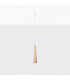 Sula Slim Pendant Ceiling Light Natural Wood-2