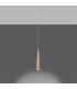Sula Slim Pendant Ceiling Light Natural Wood-3