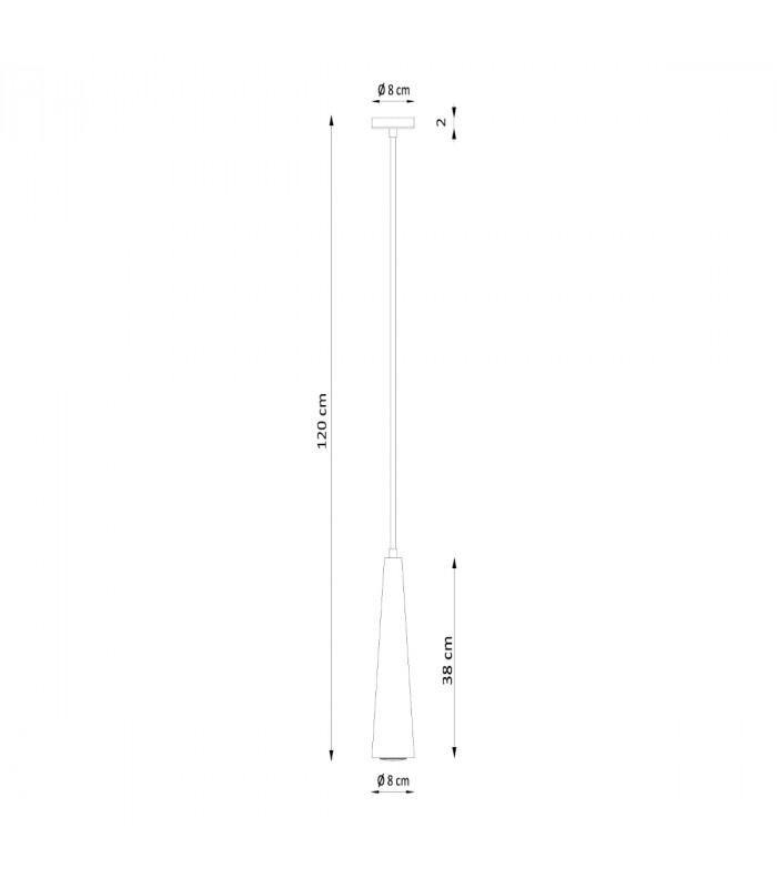Sula Slim Pendant Ceiling Light Natural Wood-4