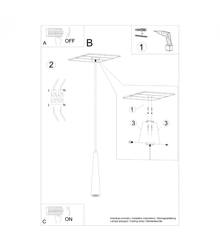 Sula Slim Pendant Ceiling Light Natural Wood-5
