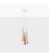 Sula Cluster Pendant Ceiling Light Natural Wood-2