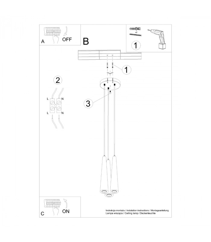 Sula Cluster Pendant Ceiling Light Natural Wood-5
