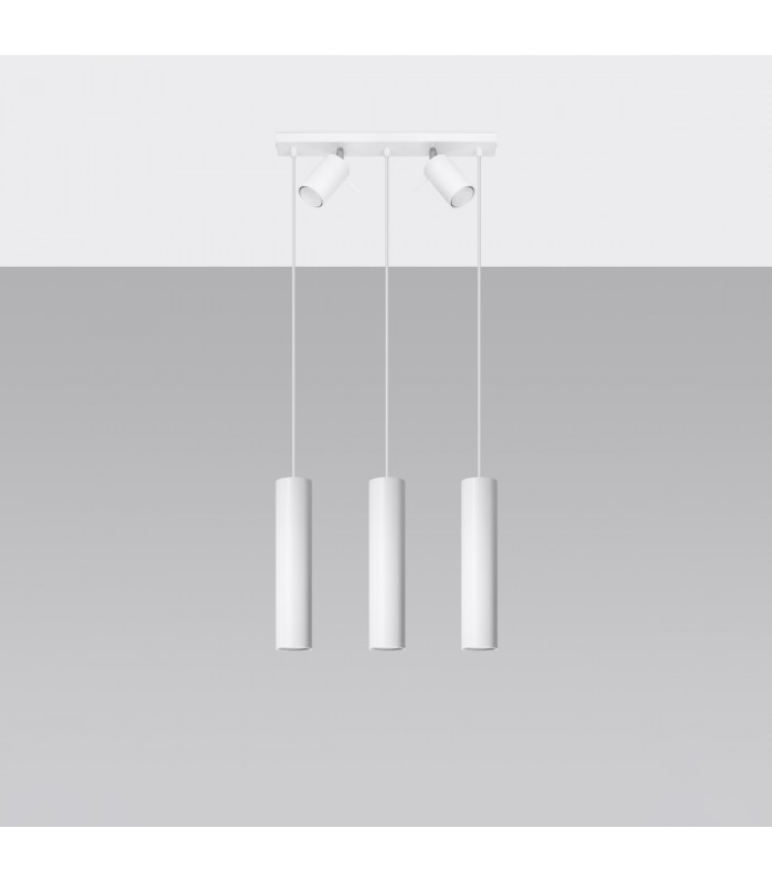 Ring Bar Pendant Ceiling Light White-2