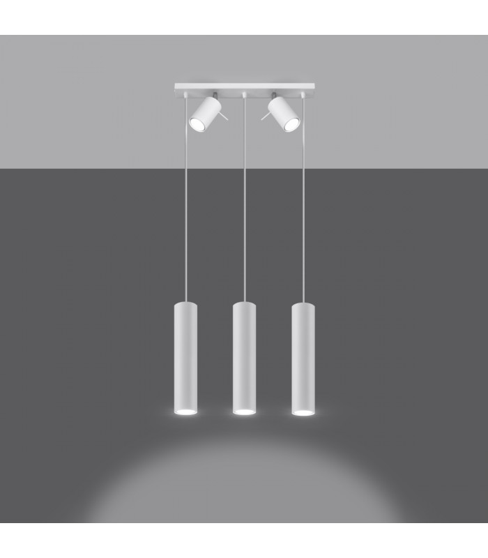 Ring Bar Pendant Ceiling Light White-3