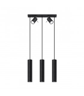 Ring Bar Pendant Ceiling Light Black-1