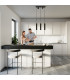 Ring Bar Pendant Ceiling Light Black-6