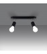 Fornes Twin Ceiling Spotlight Black-3