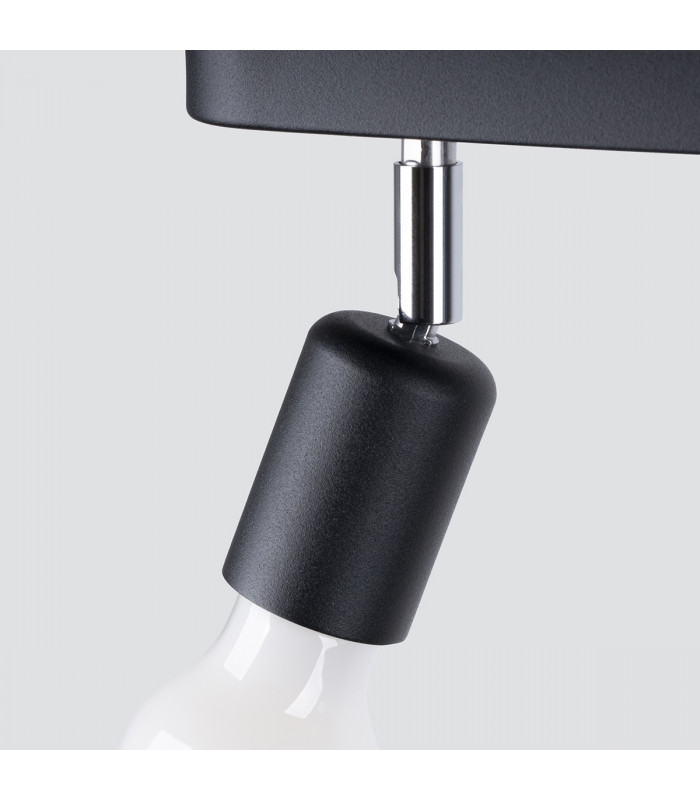 Fornes Twin Ceiling Spotlight Black-4