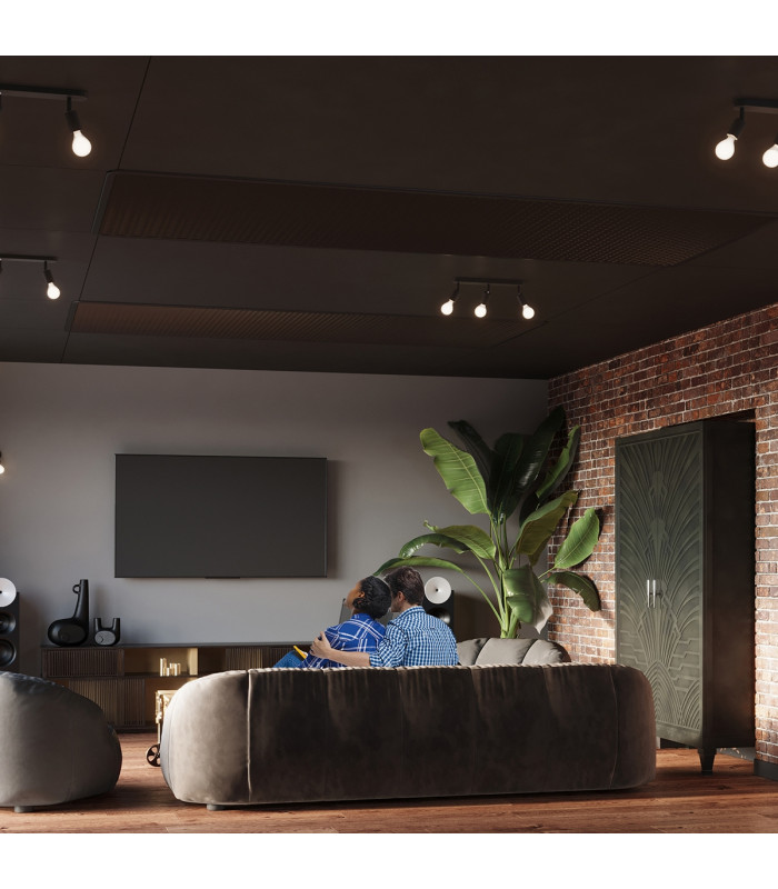 Fornes Twin Ceiling Spotlight Black-8