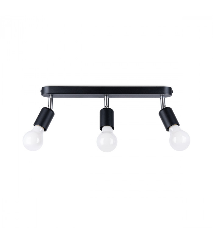 Fornes Ceiling Spotlight Bar Black-1