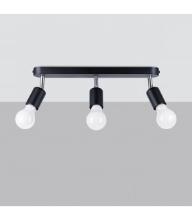 Fornes Ceiling Spotlight Bar Black-2