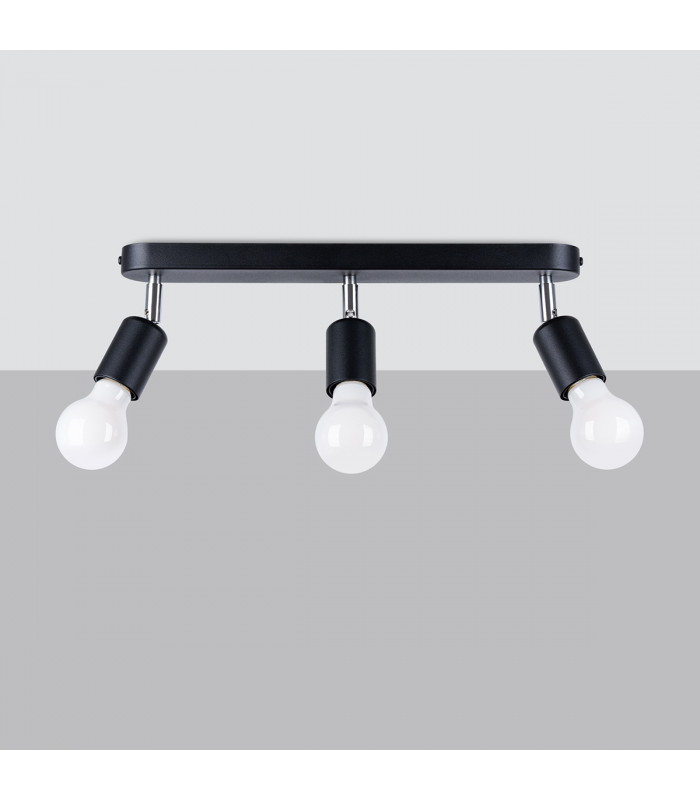 Fornes Ceiling Spotlight Bar Black-2
