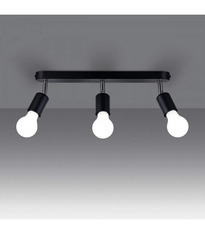 Fornes Ceiling Spotlight Bar Black-3