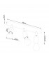Fornes Ceiling Spotlight Bar Black-5