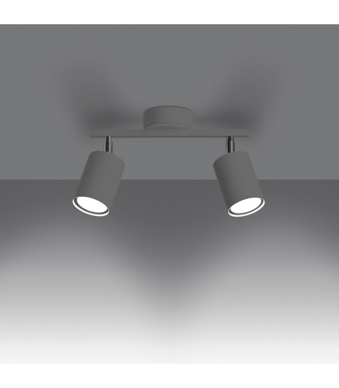 Lemmi Twin Ceiling Spotlight White-3