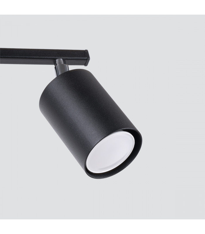 Lemmi Twin Ceiling Spotlight Black-4