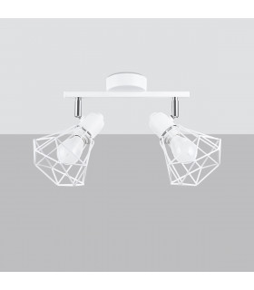 Artemis Twin Ceiling Spotlight White-2
